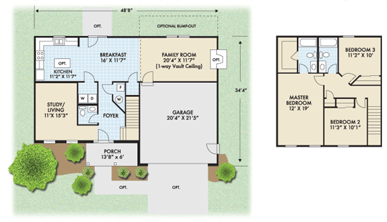 The Maysville floor plan