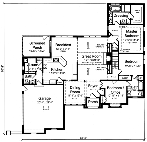 The Belville floor plan