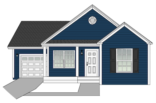 The Saylor exterior home rendering